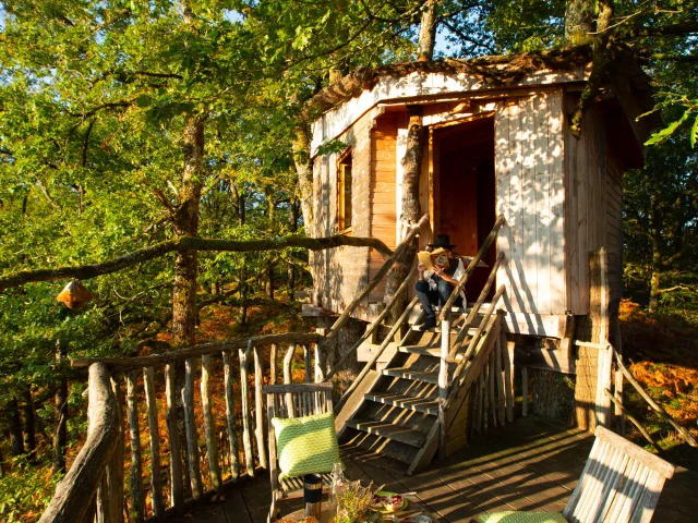  Cabane Hetre Sous Le Charme © Malika Turin Vallée De La Dordogne