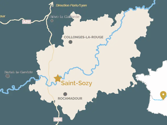 Carte Saint Sozy