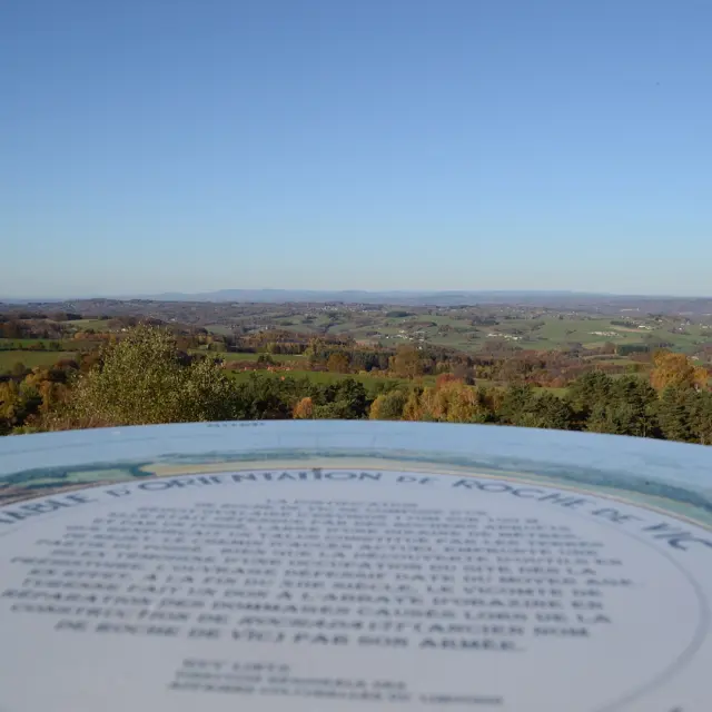 Table orientation Roche de Vic