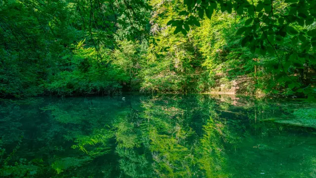 Résurgence De L'Ouysse Au Gouffre De Saint Sauveur