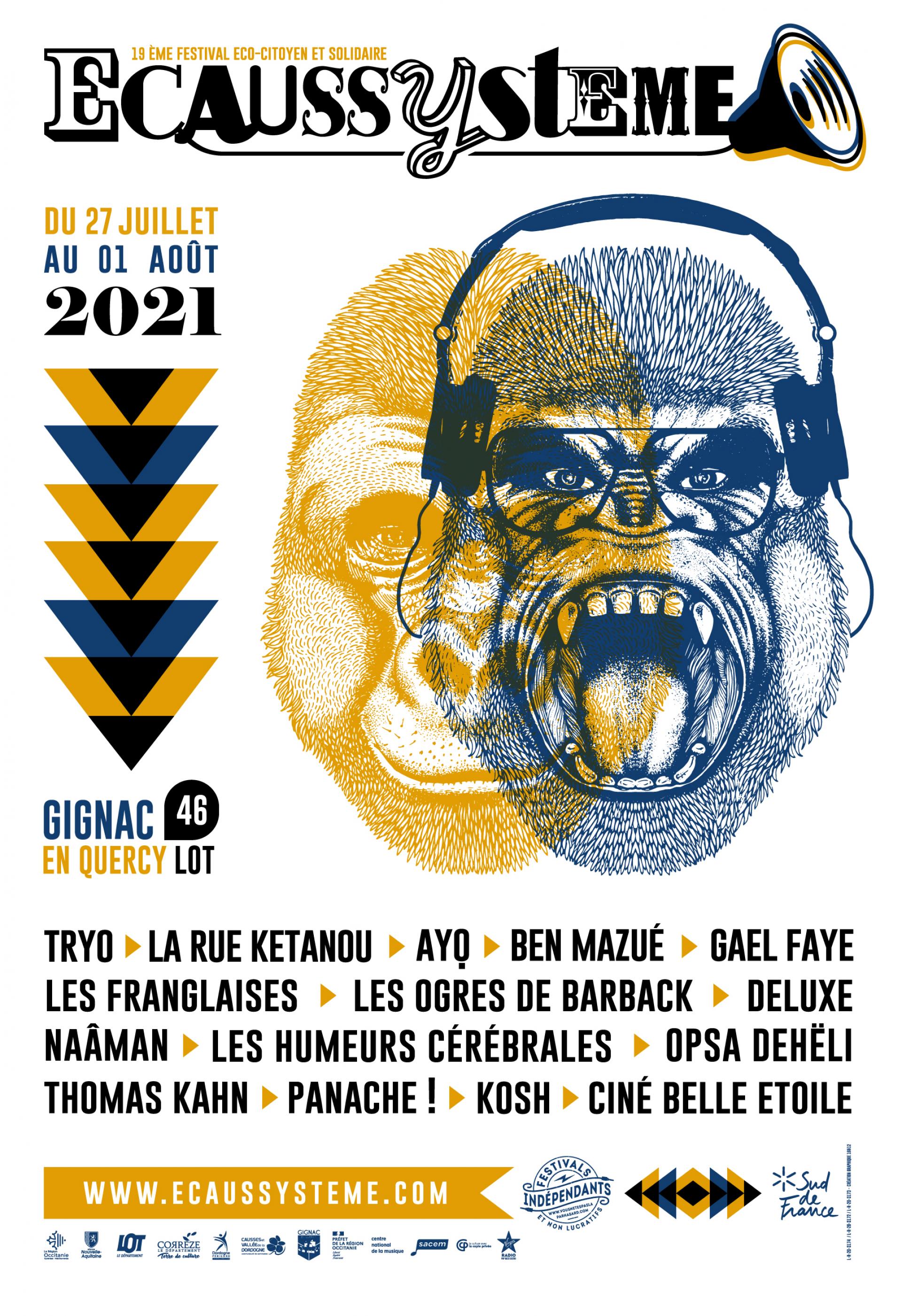 Festival l'Ecaussystème, programmation 2021, Gignac 46 - Vallée de la ...