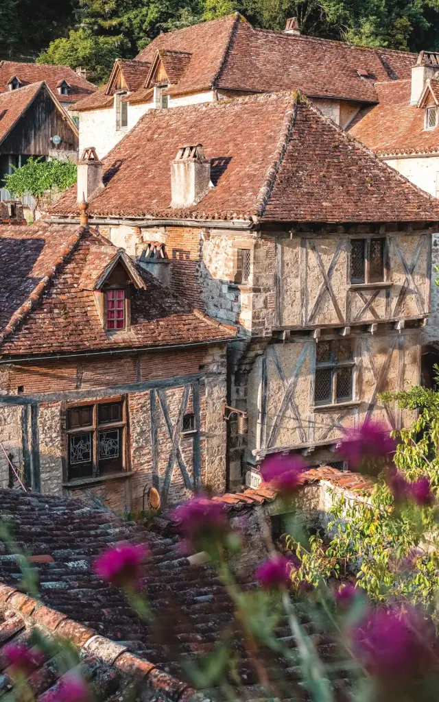 Maisons A Pan De Bois De Saint-Cirq-Lapopie - Lot Tourisme, Teddy Verneuil