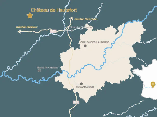 Carte Chateau De Hautefort