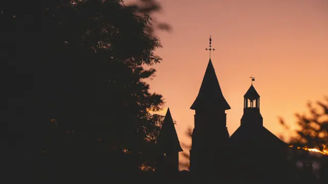 Collonges La Rouge Coucher De Soleil Dan Courtice