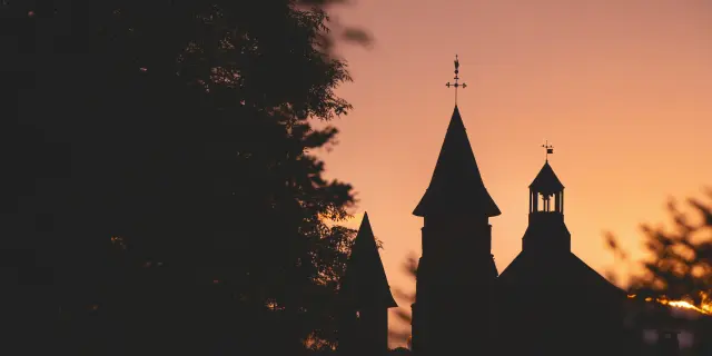 Collonges La Rouge Coucher De Soleil Dan Courtice