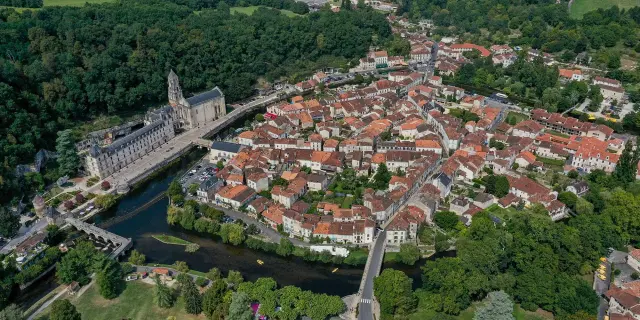 Brantome Vue Du Ciel