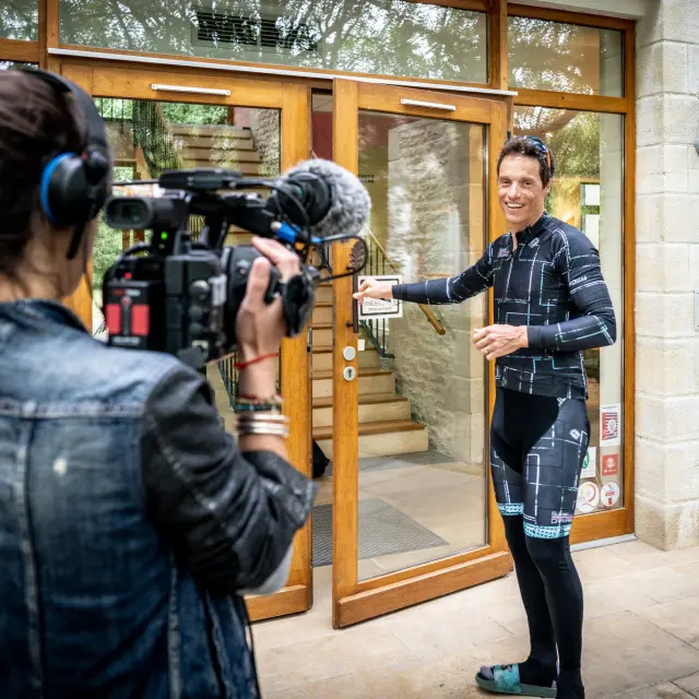 Accueil presse Sylvain Chavanel 2022