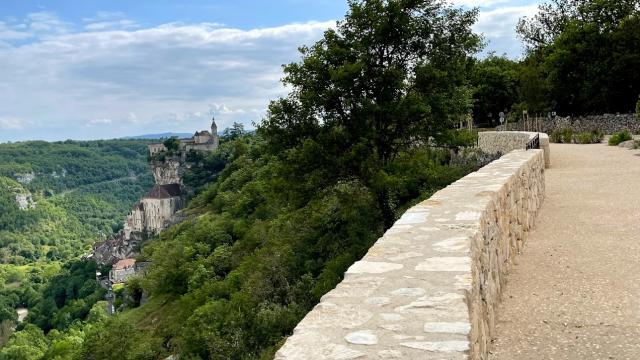 Corniche à Rocamadour