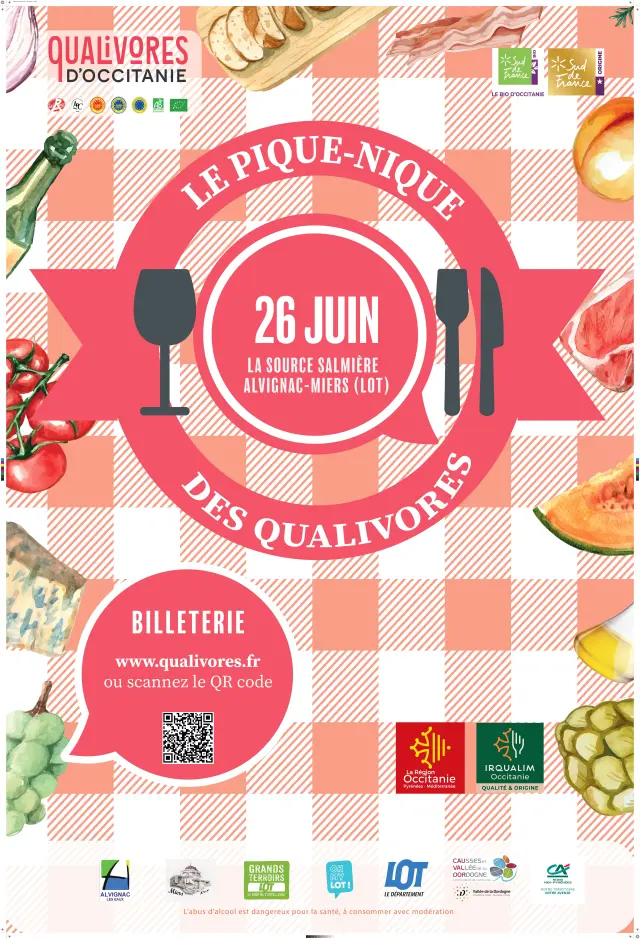 Affiche pique-nique des Qualivores 2022