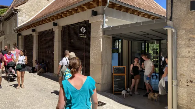 Bureau d'accueil de l'Office de tourisme Vallée de la Dordogne à Rocamadour