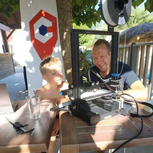 Atelier imprimante 3D au camping Padimadour