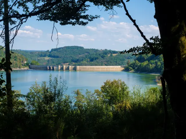 The Bort Les Orgues Dam