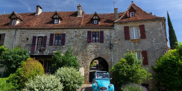En 2CV à Loubressac
