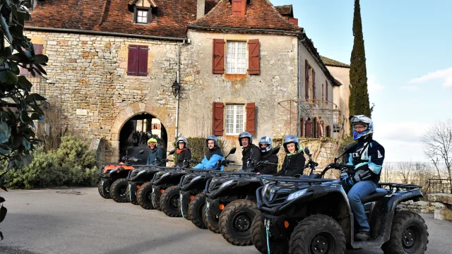 Sortie quad à Loubressac