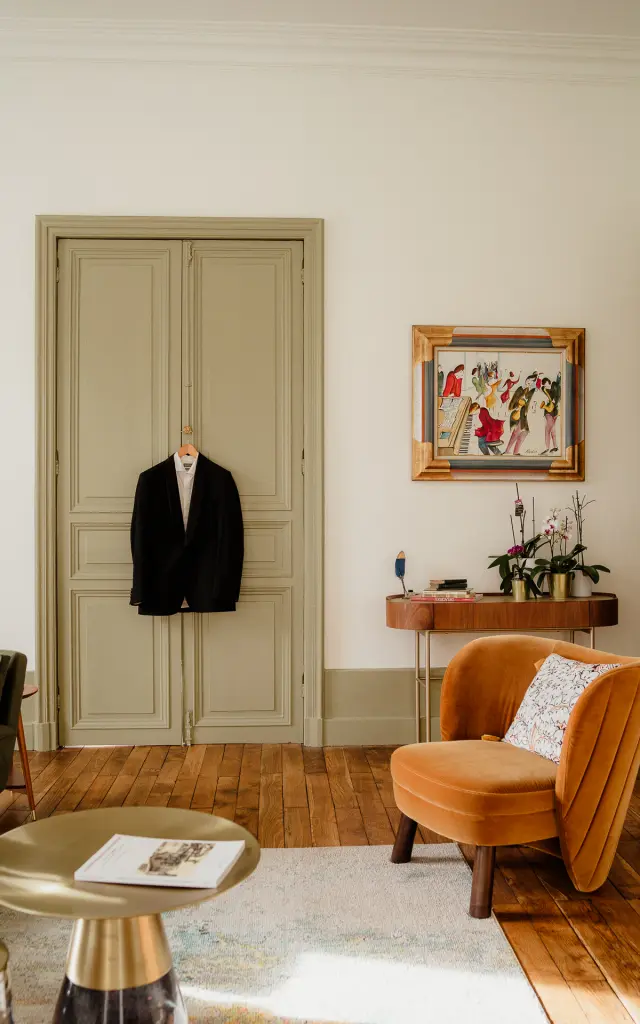 Préparatifs first look - Maison Balmelle