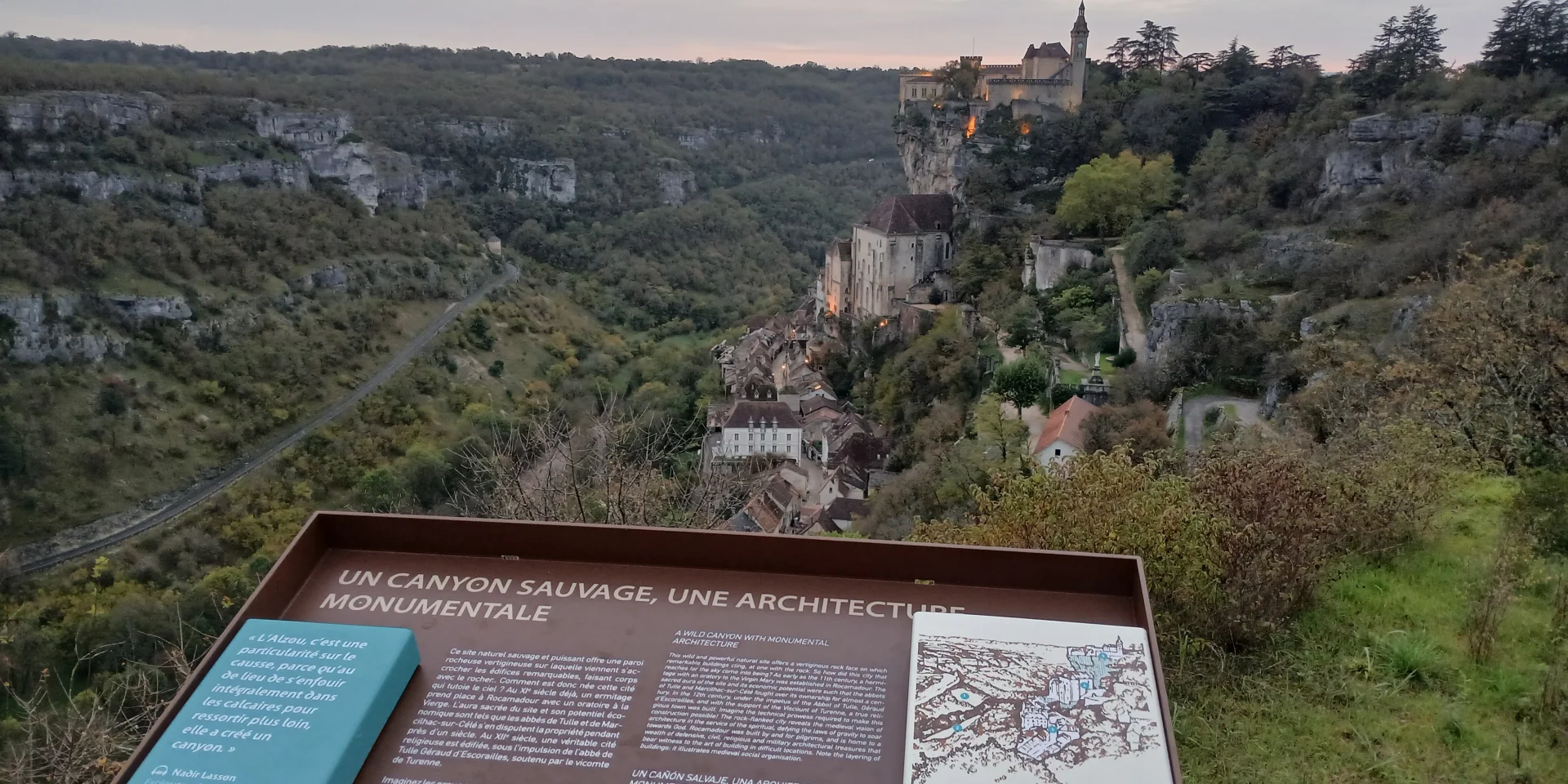 Sentier d'interprétation de Rocamadour