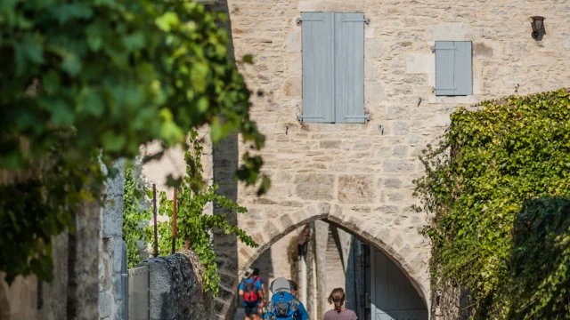 Randonneurs à Martel