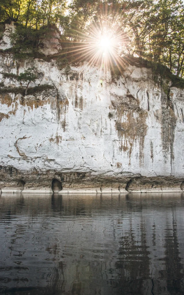 Falaises sur les rives de la Dordogne