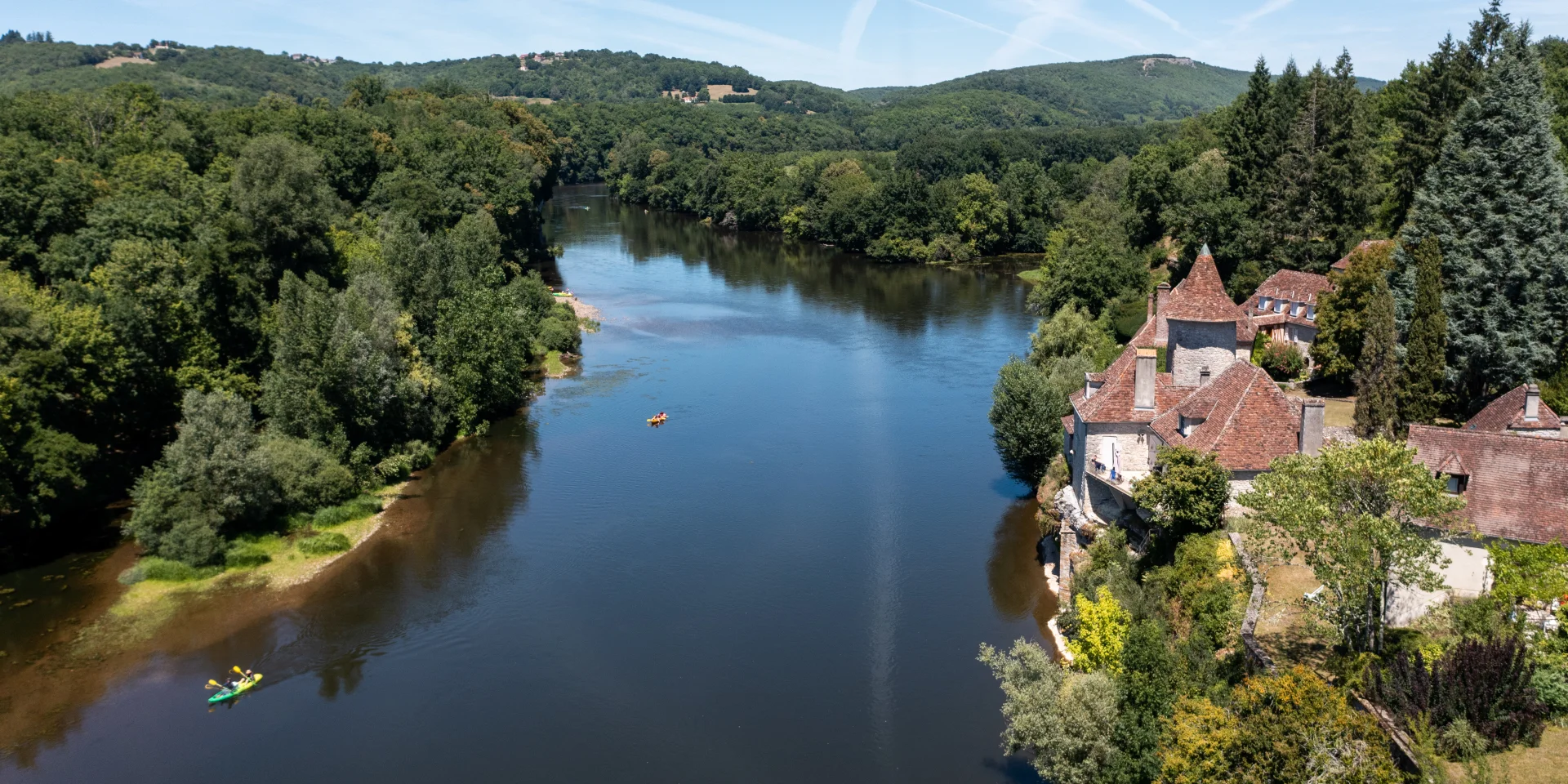 La Dordogne à Meyronne