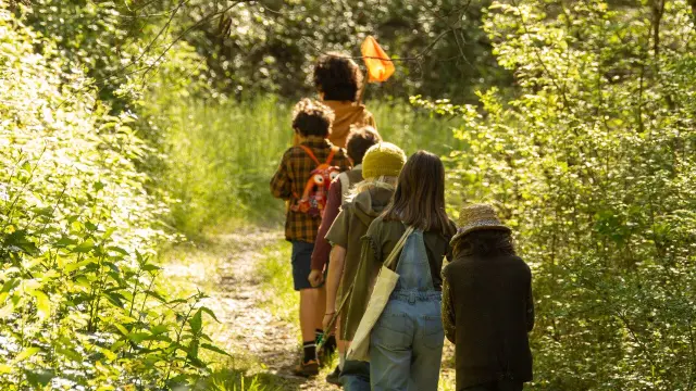 Balade entre copains en pleine nature