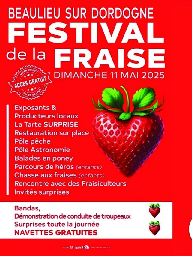 Festival De La Fraise Beaulieu Sur Dordogne 2025