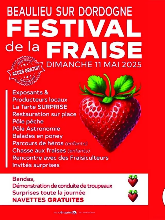 Festival De La Fraise Beaulieu Sur Dordogne 2025