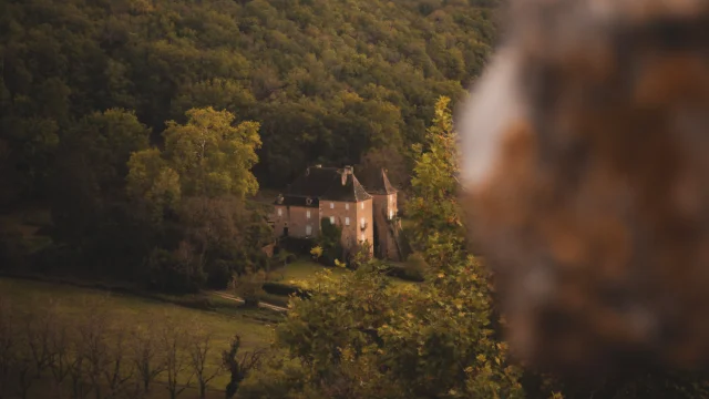 Vue Depuis Chateau Castelnau Bretenoux