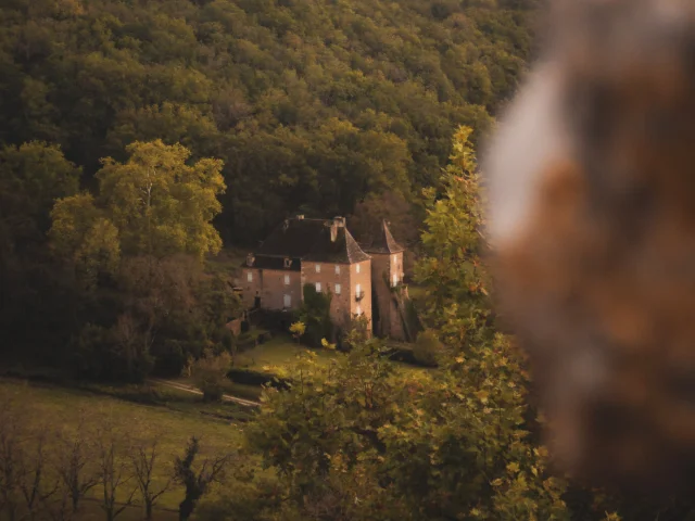 Vue Depuis Chateau Castelnau Bretenoux