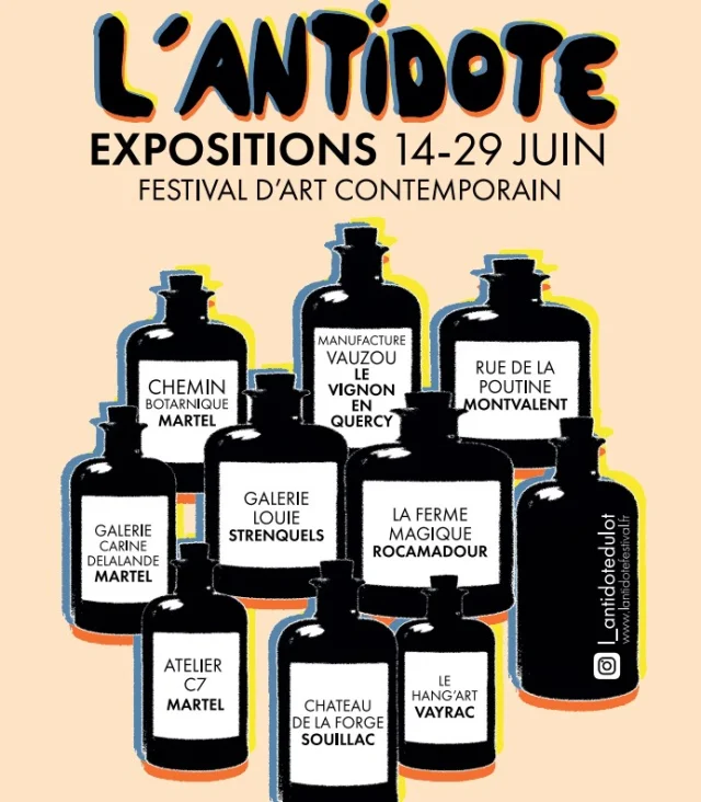 Affiche Festival Lantidote 2025