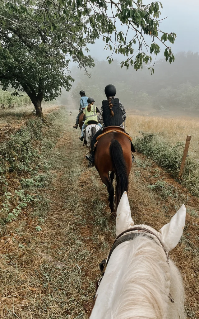 Randonnée à cheval - Ferme La Petite Famille