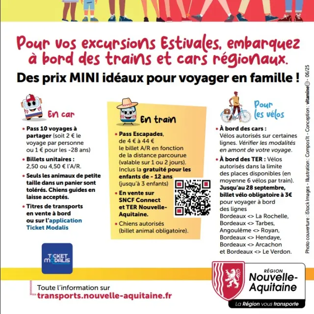 Tarifs Estivales 2025