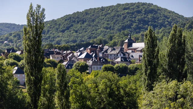 Vue sur le village de Meyssac