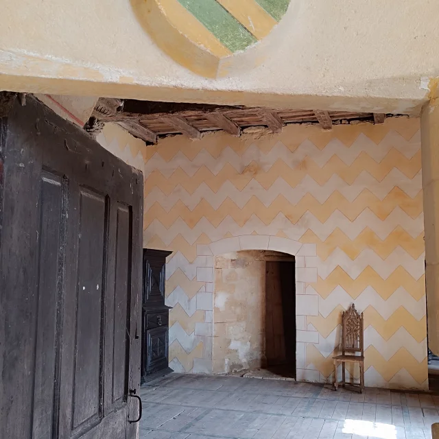Salle peinte du Château de Salignac