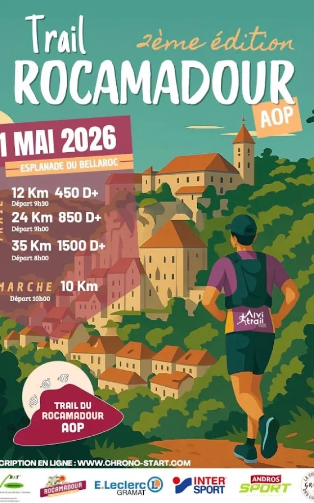 Affiche Trail Du Rocamadour