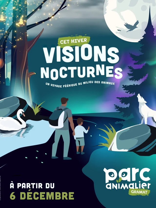 Visions nocturnes 2025 - parc animalier de Gramat