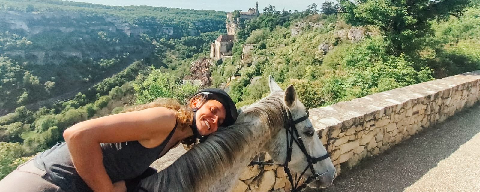Rocamadour à cheval