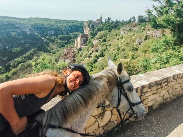 Rocamadour à cheval