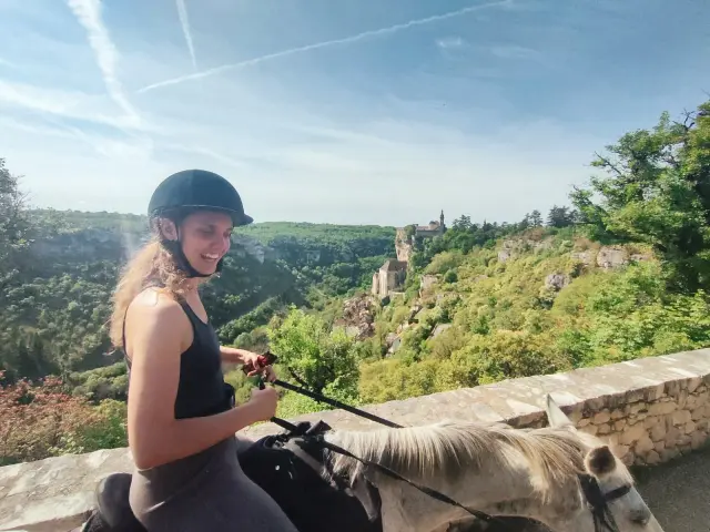 Randonnée à cheval de Payrac à Rocamadour