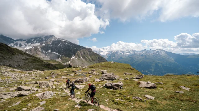 Randonnée en VTT & e-bike dans la région de Verbier