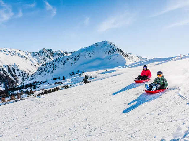 Piste de luge à La Tzoumaz