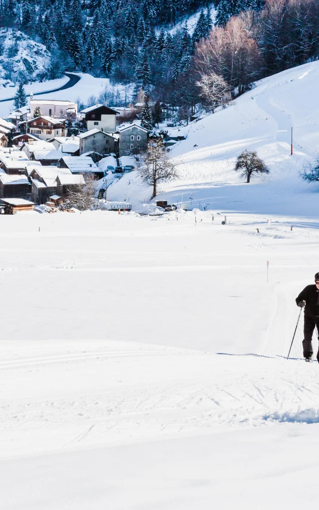 Ski de fond à Champsec