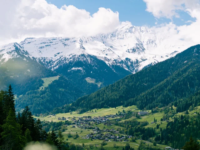 Printemps 2021, vue depuis le Châble