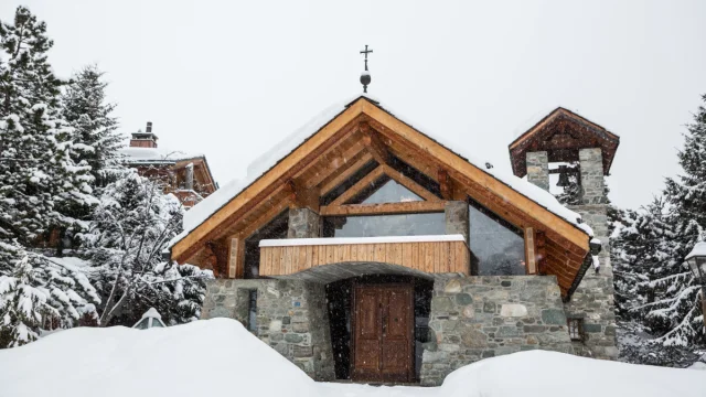 Village du Hameau, neige et ambiance hivernale