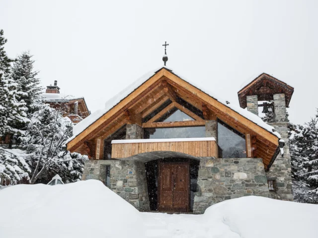 Village du Hameau, neige et ambiance hivernale