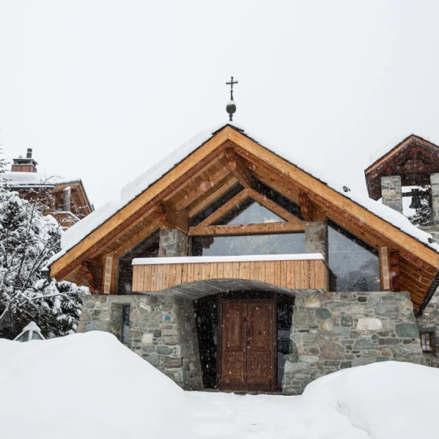 Village du Hameau, neige et ambiance hivernale