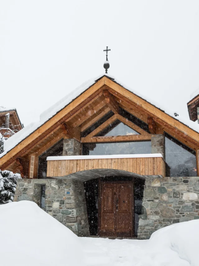 Village du Hameau, neige et ambiance hivernale