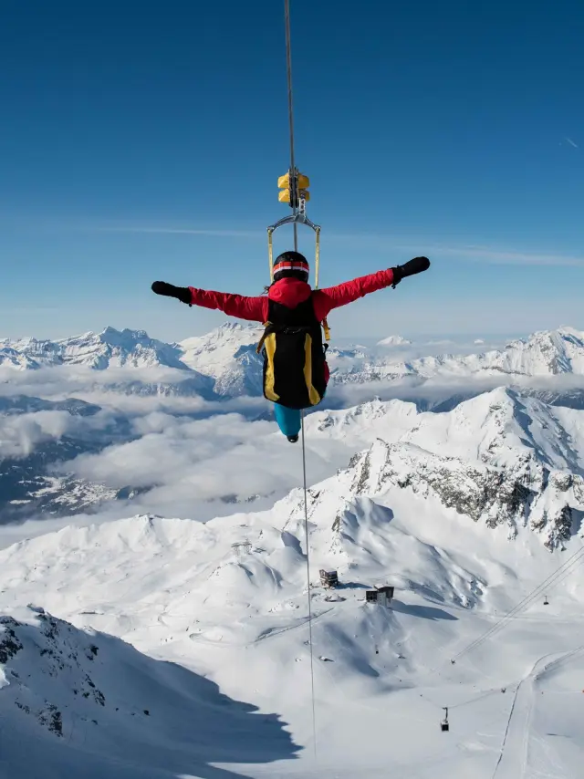 Tyrolienne Mont Fort