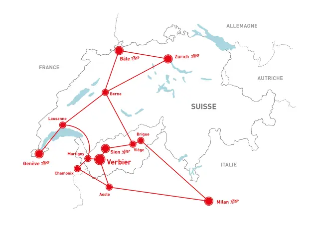 Verbier Carte Situation