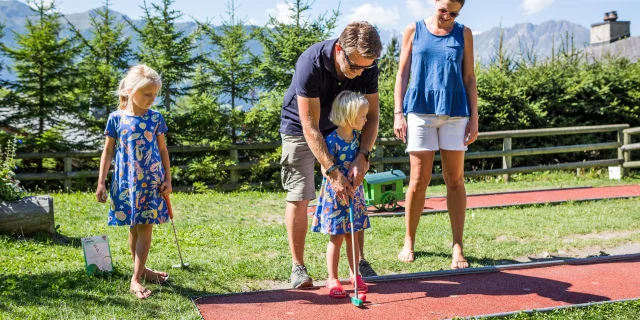 Mini golf parc de loisirs