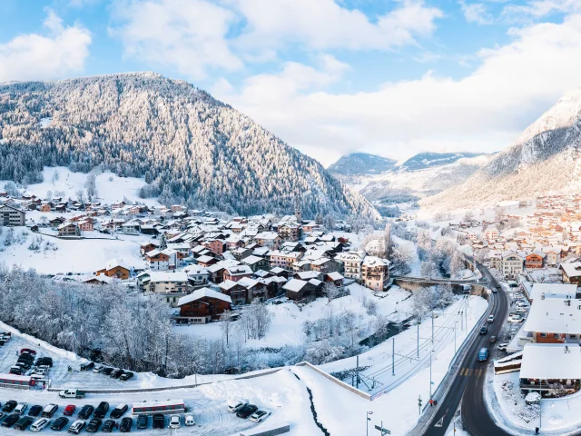 Panorama du Chable en hiver